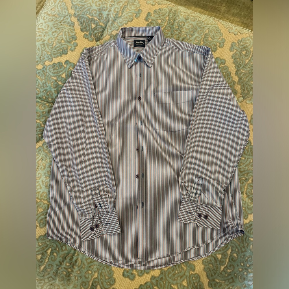 Indigo Palms button down